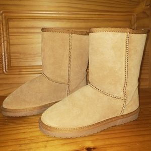 Adutee suede fur lined boots 8